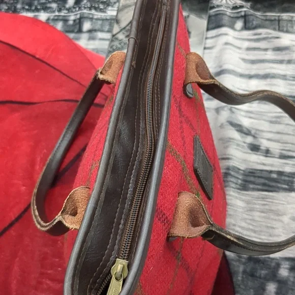 Harris Tweed Glenalmond co Plaid Tote - Picture 11 of 14